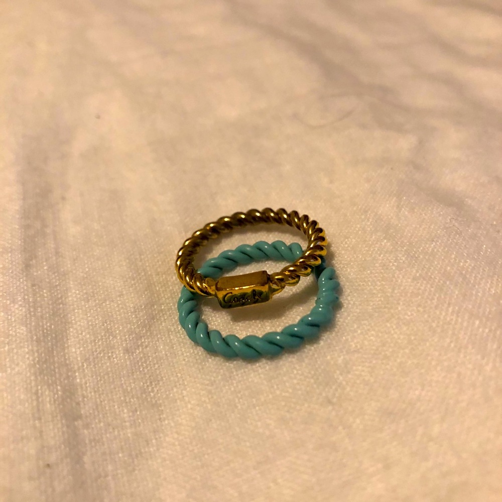 Coach stackable rings